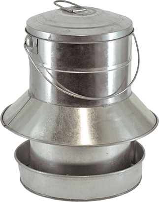 Siemenautomaatti Gigant Zinc 9,5 l - Ulkolinnun ruoat ja tarvikkeet - 7312600023949 - 1