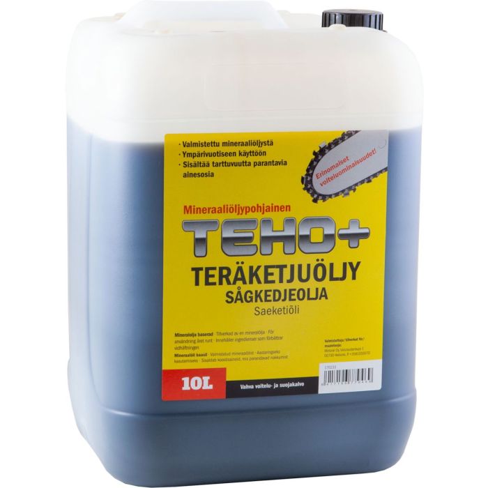 TEHO+ Teräketjuöljy 10 l - Pienkoneöljyt ja kemikaalit - 6417196779469 - 1