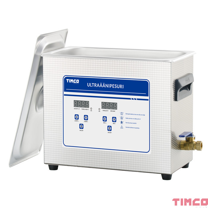 Timco 6,5L INOX ultraäänipesuri - Erikoispesurit - 6438014211589 - 1