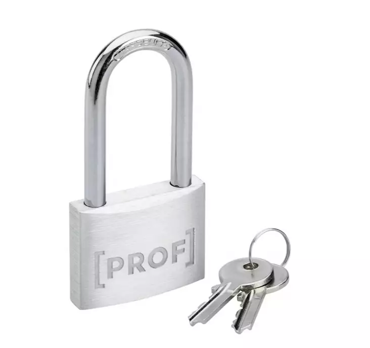 Riippulukko PROF 50mm alumiini - Riippulukot - 6438313589419 - 1