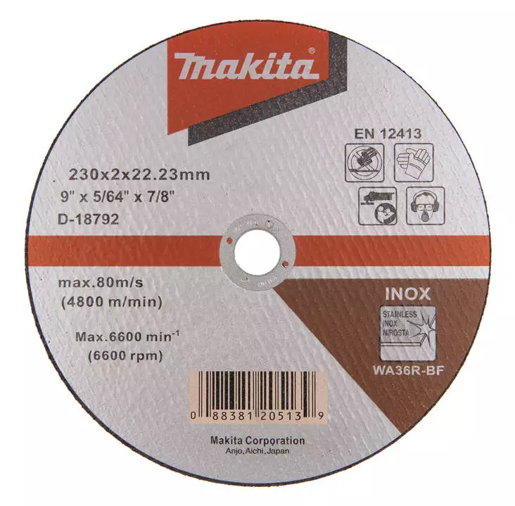 Katkaisulaikka metalli 230x2,0mm D-18792 - Katkaisulaikat ja hiomalaikat - 088381205139 - 1