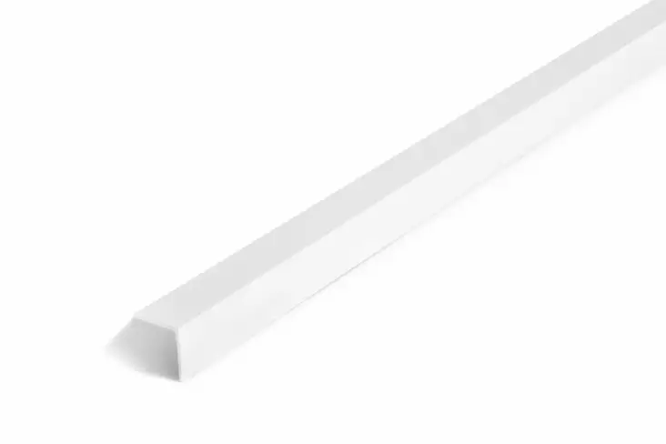 Kulmasuoja 25x25x1mm 2,7m muovia valk. - Reunalistat - 6417083111259 - 1