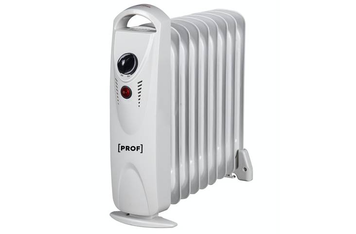 Öljylämmitin PROF mini 1000W 8 lamellia - Sähkölämmittimet ja lämpöpatterit - 6438056226589 - 2