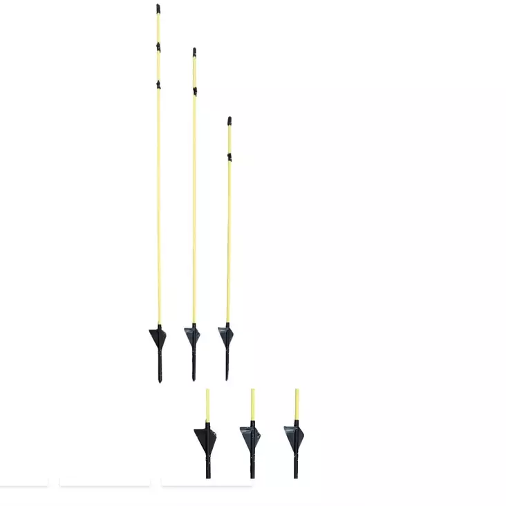 Olli Keltainen lasikuitupylväs 110 cm - Aitaustarvikkeet - 6417160101869 - 1