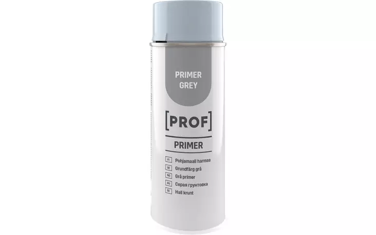 Spraymaali PROF pohjamaali harmaa - Spraymaalit ja spraylakat - 6438313407669 - 1