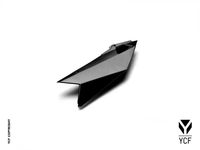 YCF sivunumerokilpi vasen Pilot/Factory - Muovit - YC110-14-048WH - 1