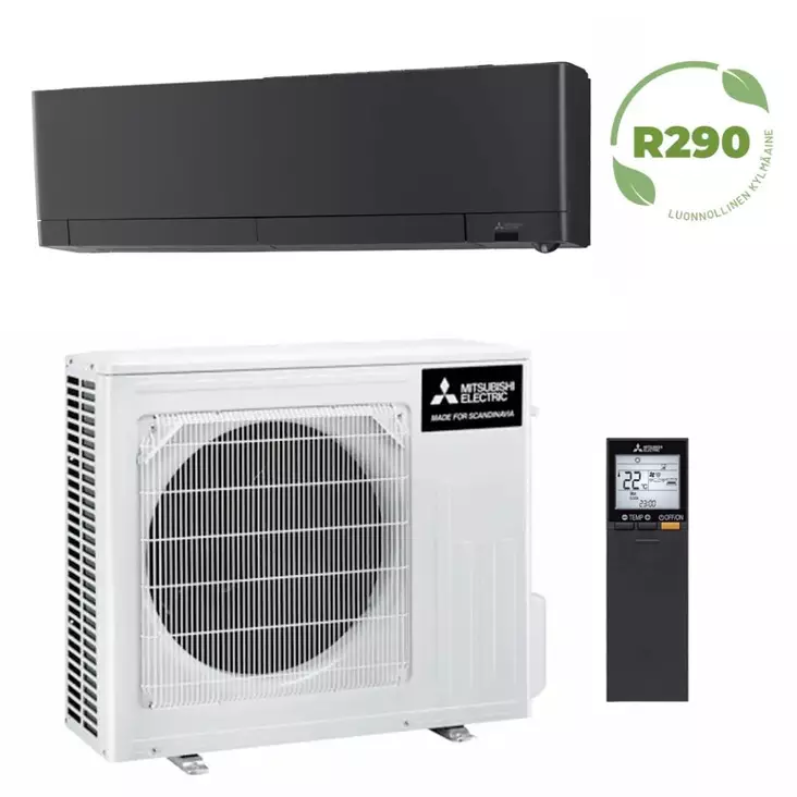 Mitsubishi RZ35 ilmalämpöpumppu mattamus - Ilmalämpöpumput - 885149268012xx - 1